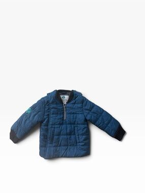 Buckle Me Baby Car Seat Coat Toasty Blue Puffer Jacket Size 24M / 2T Like New
